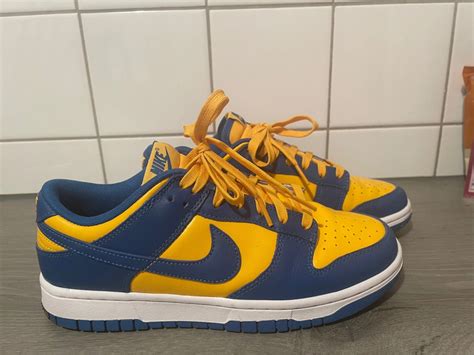 nike dunk low retro blau gelb|Nike dunks color.